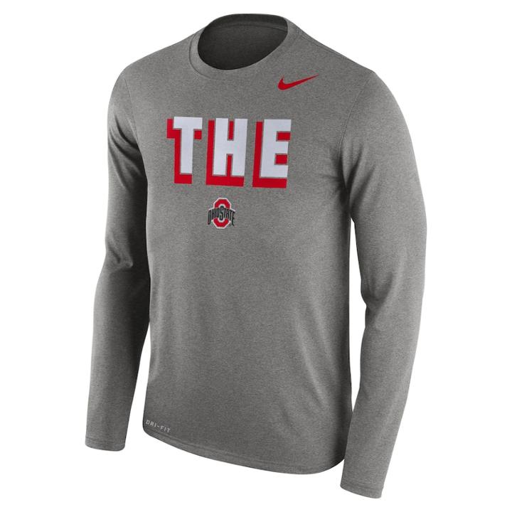Men's Nike Ohio State Buckeyes Franchise Tee, Size: Large, Dark Grey