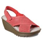 Skechers Cali Parallel Infrastructure Women's Wedge Sandals, Size: 7, Drk Yellow