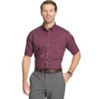 Big & Tall Van Heusen Flex Stretch Short Sleeve Button-down Shirt, Men's, Size: 3xl Tall, Drk Purple