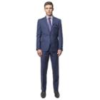 Men's Nick Dunn Modern-fit Unhemmed Suit, Size: 44l 37, Blue (navy)