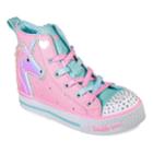 Skechers Twinkle Toes Twinkle Lite Unicorn Friends Girls' Light Up High Top Shoes, Size: 4, Orange