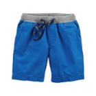 Boys 4-8 Carter's Ribbed Waist Blue Shorts, Size: 4/5, Med Blue
