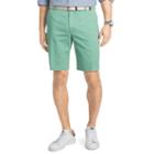 Men's Izod Flat-front Chino Shorts, Size: 44, Green Oth