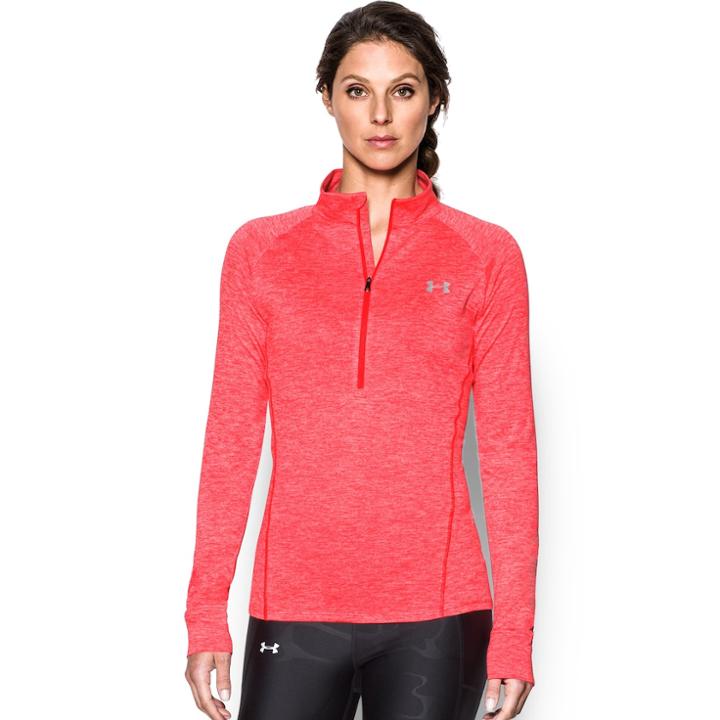 Women's Under Armour Tech 1/2 Zip Top, Size: Small, Marathon Red