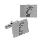 Fiora Stainless Steel Cincinnati Bearcats Team Logo Cuff Links, Men's, Multicolor