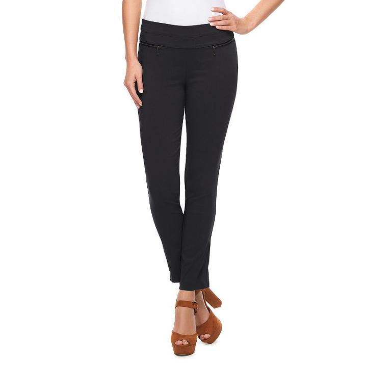 Juniors' Candie's&reg; Pull-on Skinny Pants, Girl's, Size: Medium, Black