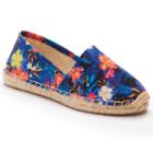 Unionbay Women's Espadrille Flats, Girl's, Size: 6, Blue (navy)