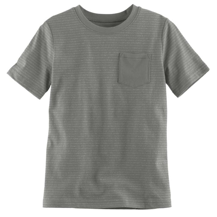 Boys 4-10 Jumping Beans&reg; Pocket Faded Tee, Size: 5, Med Grey