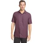 Big & Tall Van Heusen Classic-fit Grid Button-down Shirt, Men's, Size: Xxl Tall, Purple Oth