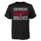 Boys' 4-18 Georgia Bulldogs Light Streaks Tee, Size: 8-10, Black