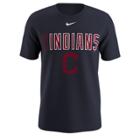Men's Nike Cleveland Indians Local Hunt Tee, Size: Small, Blue (navy)