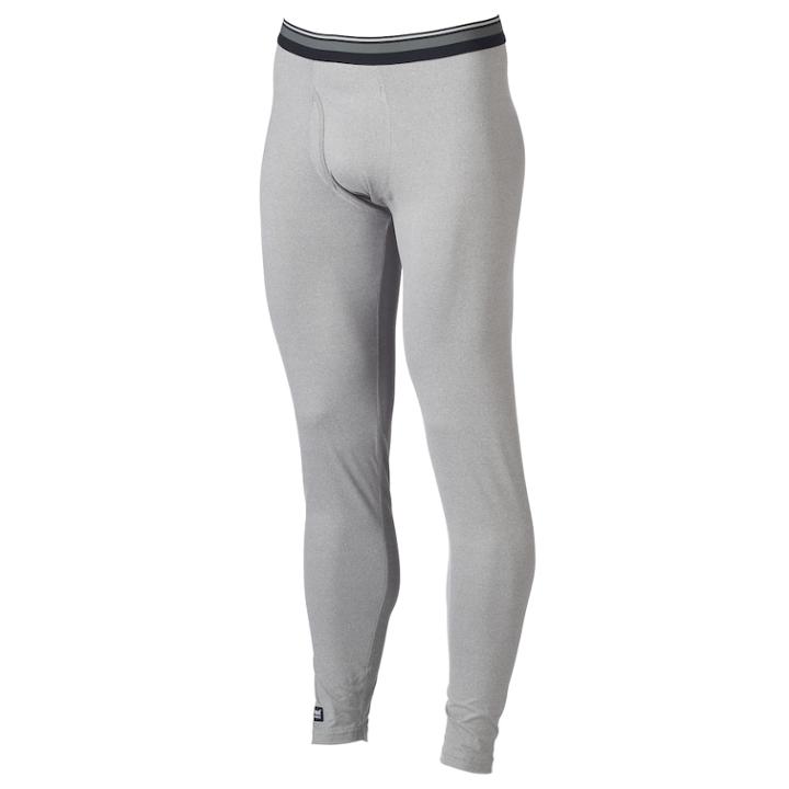 Men's Heat Holders Comfort Stretch Base Layer Performance Pants, Size: Medium, Grey