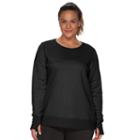Plus Size Tek Gear&reg; Fleece Sweatshirt, Women's, Size: 1xl, Black