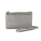 Apt. 9&reg; Baxter Rfid-blocking Double Entry Crossbody Wallet, Women's, Grey