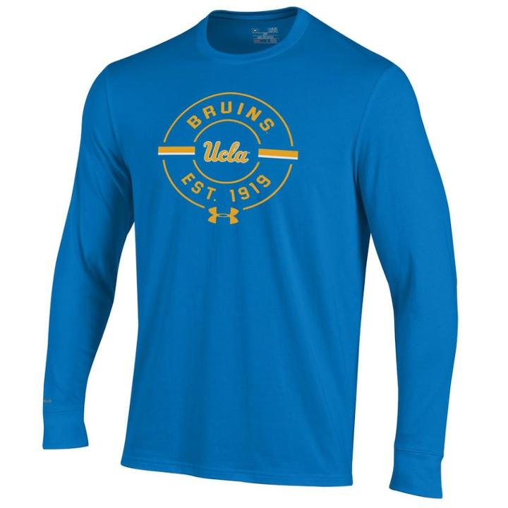 Men's Under Armour Ucla Bruins Charged Long-sleeve Tee, Size: Medium, Multicolor