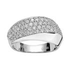 Sterling Silver 5/6-ct. T.w. Diamond Ring, Women's, Size: 8, White