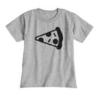 Boys & Girls 4-7x Dad & Me Pizza Slice Graphic Tee, Size: 7x, Med Grey