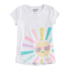 Girls 4-10 Jumping Beans&reg; Hi Low Graphic Tee, Size: 5, Natural