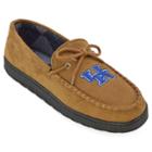 Men's Wide-width Kentucky Wildcats Microsuede Moccasins, Size: 12, Brown