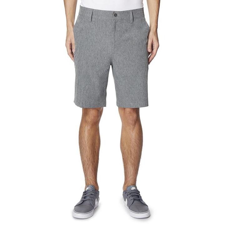 Men's Coolkeep Classic-fit Stretch Performance Flat-front Shorts, Size: 34, Dark Grey