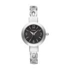 Vivani Women's Crystal Crisscross Cuff Watch, Grey