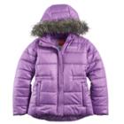 Girls 4-18 Columbia Thermal Coil Winter Chills Midweight Jacket, Size: Xxs, Brt Purple