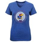 Girls 4-6x Kansas Jayhawks Medallion Tee, Girl's, Size: L (6x), Blue