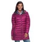 Women's Columbia Frosted Ice Hooded Puffer Jacket, Size: Large, Brt Purple