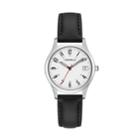 Caravelle Women's Easy Reader Leather Watch - 43m118, Size: Small, Black