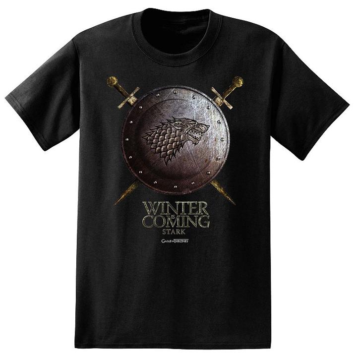 Big & Tall Game Of Thrones Winter Is Coming Tee, Men's, Size: Xl Tall, Black
