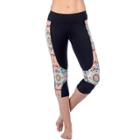 Women's Pl Movement By Pink Lotus Unleash Yoga Capri Leggings, Size: Small, Jungle Print