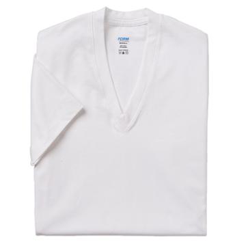 Men's 2define Shapewear V-neck Tee, Size: Medium, White