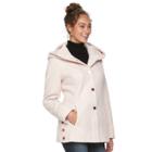 Women's Apt. 9&reg; Faux-wool Hooded Jacket, Size: Large, Med Beige