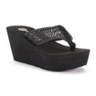 Unleashed By Rocket Dog Dandelion Women's Wedge Sandals, Girl's, Size: 8, Black
