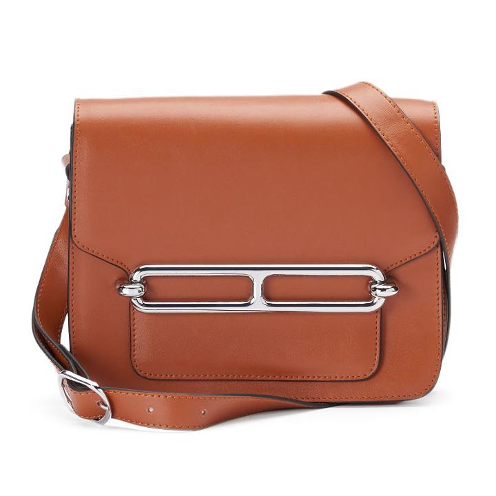 Donna Bella Harper Leather Shoulder Bag, Women's, Brown