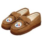 Men's Forever Collectibles Pittsburgh Steelers Moccasin Slippers, Size: Small, Multicolor