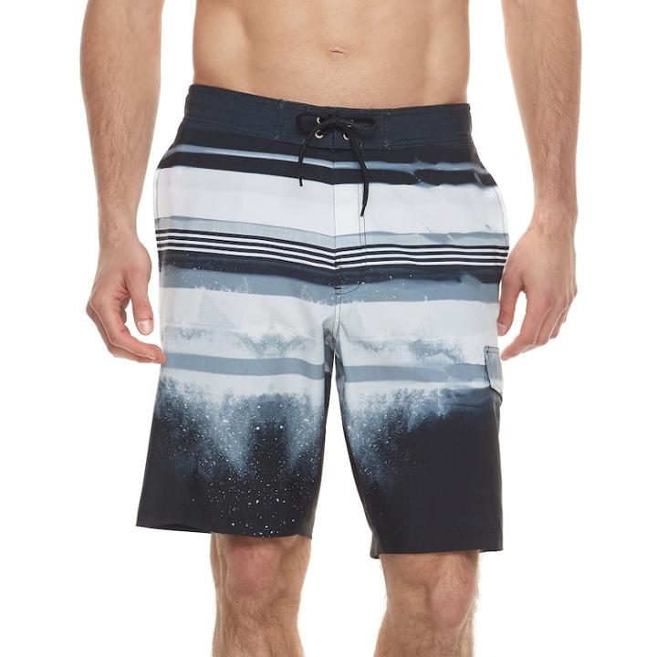 Big & Tall Sonoma Goods For Life&trade; Line Up Swim Trunks, Men's, Size: 3xl Tall, Oxford