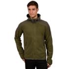 Men's Champion Microfleece Hooded Jacket, Size: Large, Green