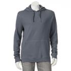 Men's Croft & Barrow&reg; Classic-fit Solid Thermal Hooded Pullover - Men, Size: Small, Med Blue