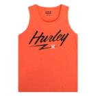 Boys 4-7 Hurley Script Graphic Tank Top, Size: 7, Med Orange