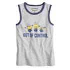 Boys 4-10 Jumping Beans&reg; Minions Out Of Control Graphic Tank Top, Size: 6, Med Grey