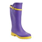 Henry Ferrera Nuface Women's Water-resistant Two-tone Rain Boots, Size: 8, Purple