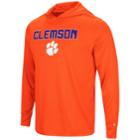 Men's Campus Heritage Clemson Tigers Hooded Tee, Size: Medium, Drk Orange
