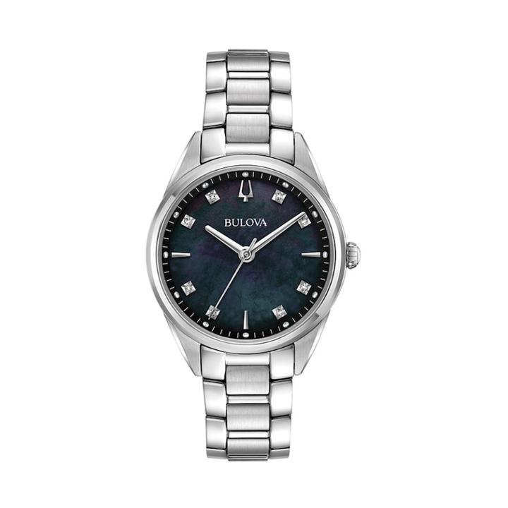 Bulova Women's Sutton Diamond Stainless Steel Watch - 96p198, Silver