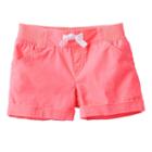 Girls 4-10 Jumping Beans&reg; Rolled Cuff Shorts, Girl's, Size: 6, Brt Pink