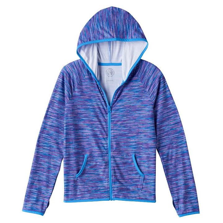 Girls 7-16 & Plus Size So&reg; Core Zip-up Hoodie, Girl's, Size: 18 1/2, Dark Blue