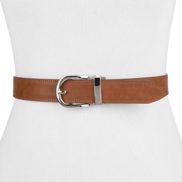 Women's Exact Fit Casual Belt, Size: Small, Dark Beige