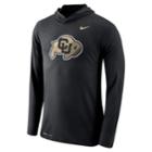 Men's Nike Colorado Buffaloes Dri-fit Hooded Tee, Size: Small, Black