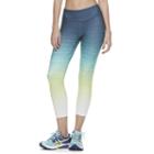 Juniors' So&reg; Ombre Yoga Capris, Girl's, Size: Xl, Turquoise/blue (turq/aqua)