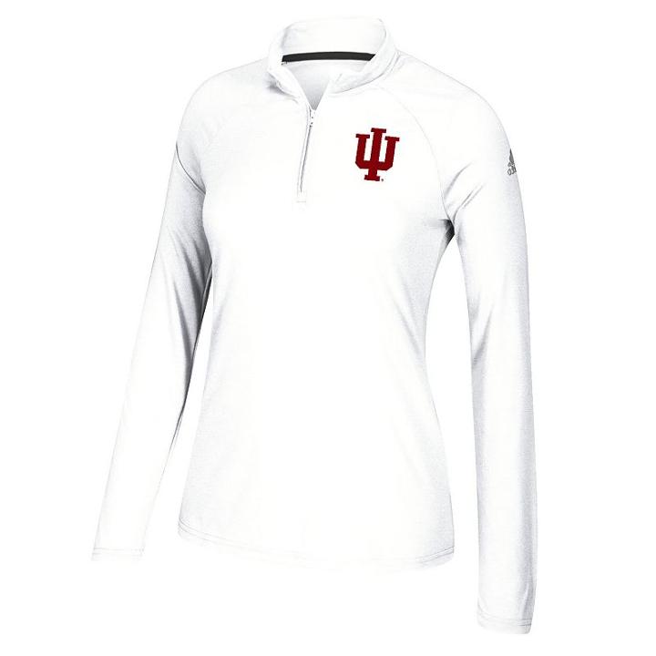 Women's Adidas Indiana Hoosiers Ultimate Pullover, Size: Medium, White